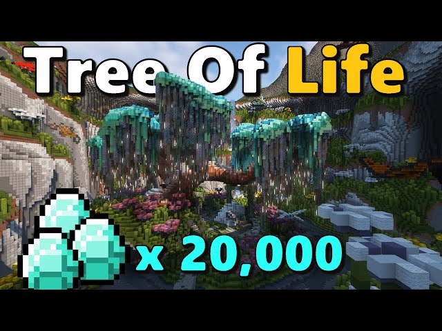 I Built a 20,000 Diamond Tree on my Forever World