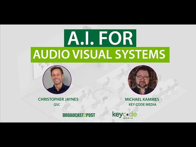 A.I. for Audio Visual Systems