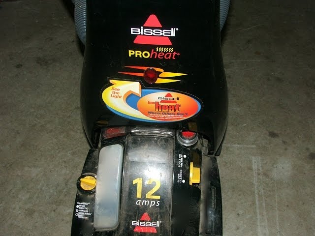 Won't SPRAY solution Rollers spin Fixing Bissell ProHeat Carpet Cleaner Repair DIY water heater core