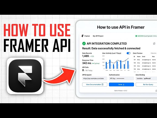 How to Use Api in Framer (Full Guide)