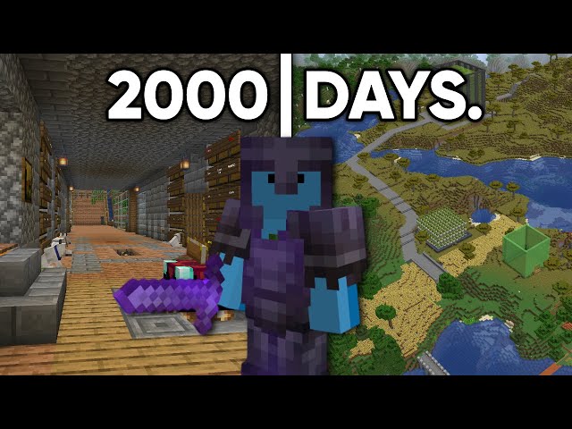 2 Year Old Minecraft Survival World Tour