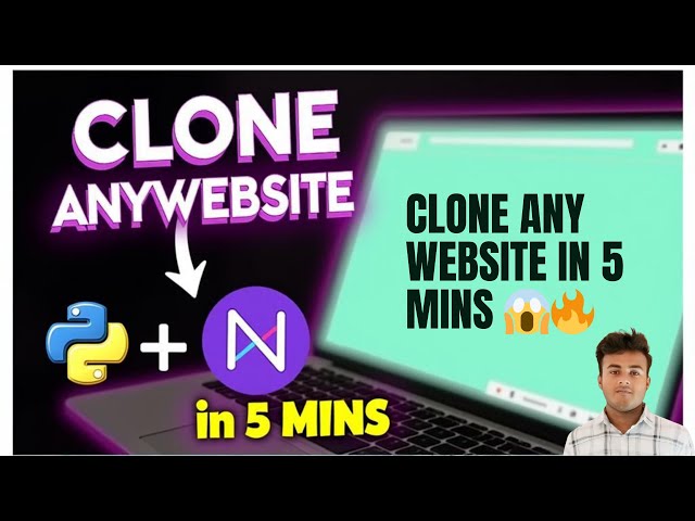 Clone Any Website in 5 Minutes | Python Tool to Convert Any Site into Next.js 🚀🔥