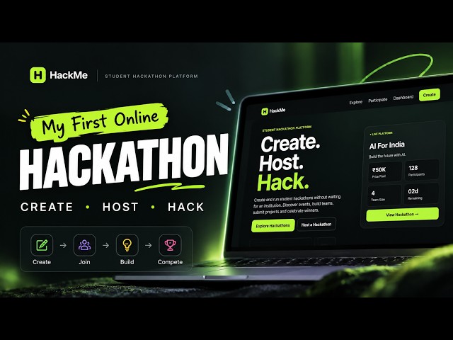 HackMe 🚀 | Student Hackathon Platform | Create, Host & Compete
