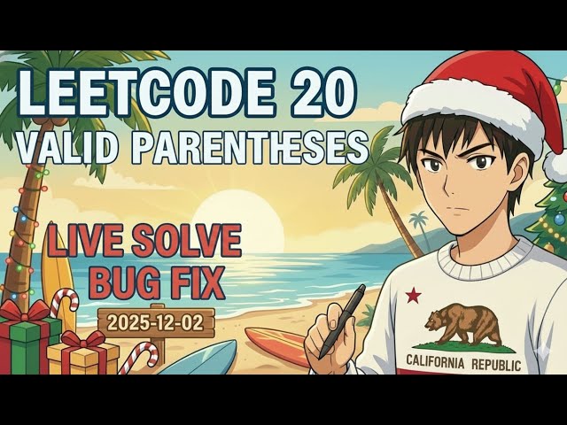Master Stacks in Python: Valid Parentheses (LeetCode 20) Solution 2025-12-02 001