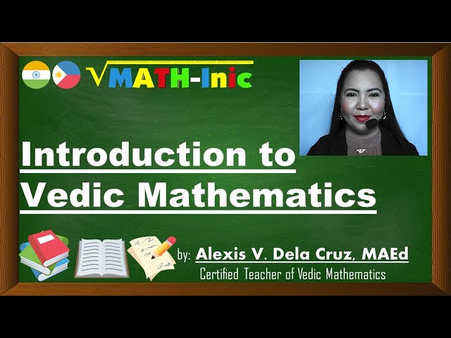 Introduction to Vedic  Mathematics 👩🏻‍🏫👩🏻‍💻🤓🧮📚