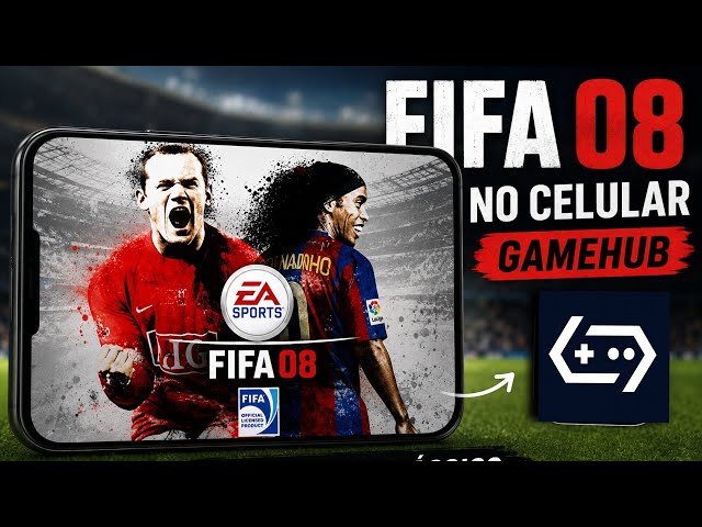 FIFA 2008 RODANDO NO CELULAR | GAMEHUB 