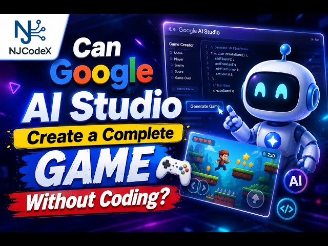 Can Google AI Studio Create a Complete Game Without Coding? 🎮🤖
