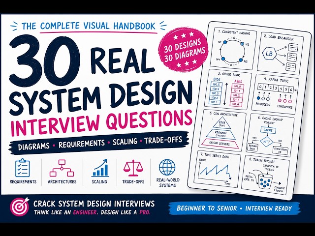 CRACK ANY System Design Interview: 30 Real Architectures Explained Visually! 🚀