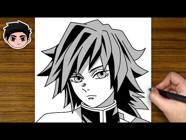 How To Draw GIYU | Demon Slayer - Easy Step By Step For Beginners