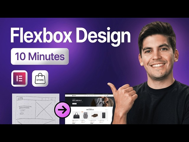 Elementor Flexbox Container Tutorial: Learn Web Design in 10 Minutes! 🚀