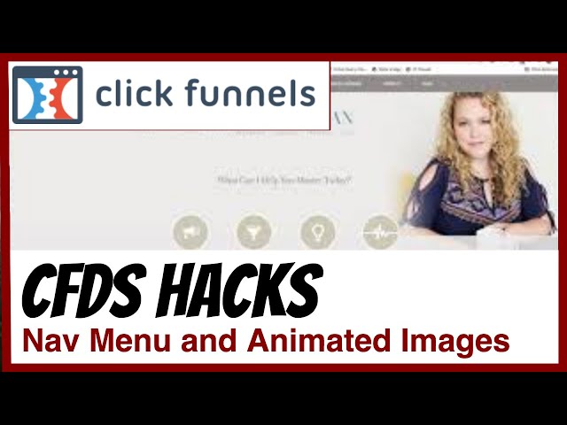 Complex Top Nav Bar and Animations - Julie Stoian - CFDS Site Hack