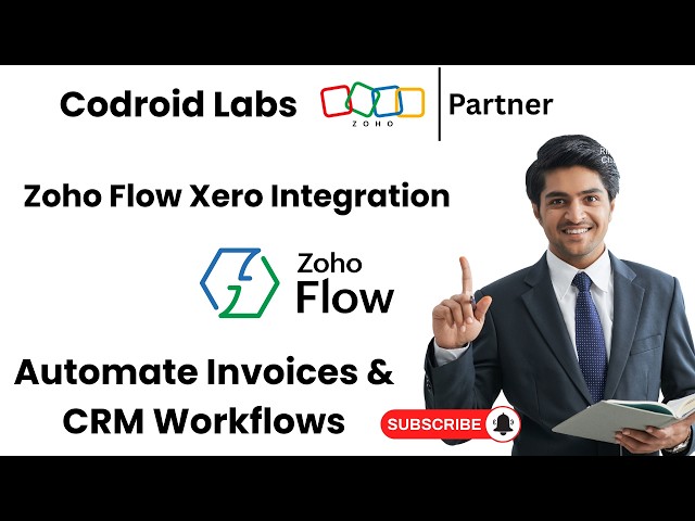 How to Integrate Xero & Zoho Flow | Automate Your Accounting | Codroid Labs
