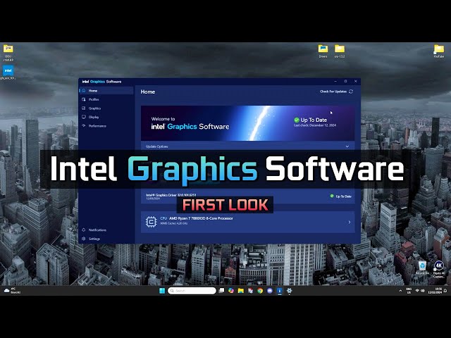 Intel Graphics Software - First Look (Arc Control Panel Replacement Launching With Battlemage)