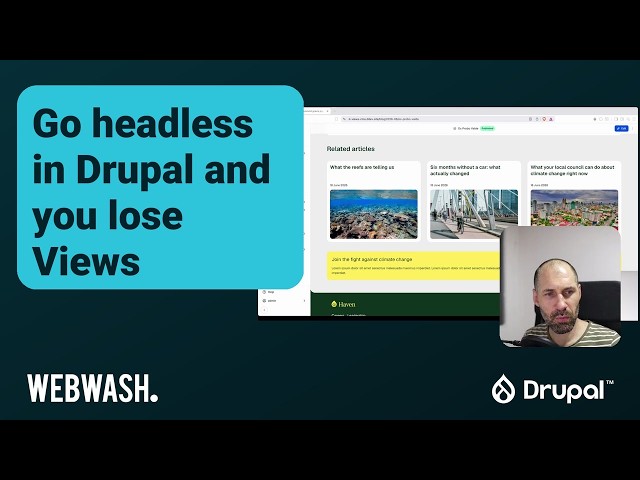 Go headless in Drupal and you lose Views