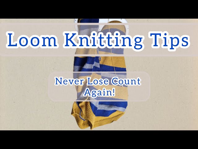 How to keep track of your row count (East Hack)! #loom #knitting #yarn #handmade #blaxnvl