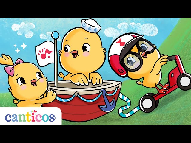 ¡Yo sí puedo!/Yes I can! | Los Pollitos Ricky, Kiki, Nicky por Pop Goes The Weasel @canticosworld