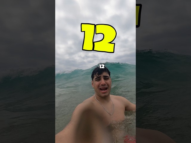 The ocean was acting up today 💦🤑