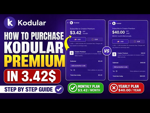 How to Purchase Kodular Premium Step by Step (💯 Correct Way)