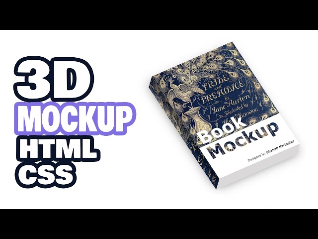 Create a 3D Book Mockup Using Only HTML & CSS 📓