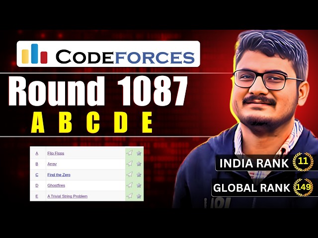 Codeforces Round 1087 | Video Editorial | ABCDE