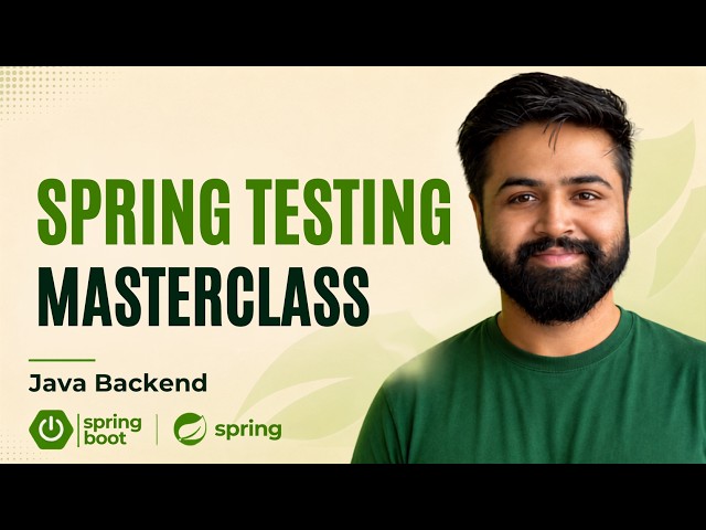 Testing Spring Boot Applications | JUnit 5, Mockito & MockMvc | Spring Boot Full Course #40
