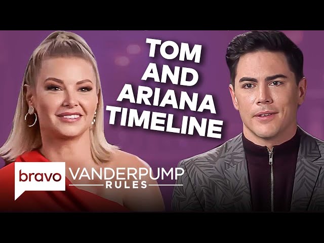 Tom Sandoval and Ariana Madix's Relationship Through the Years on Vanderpump Rules | Bravo