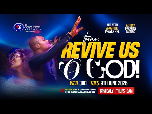 MIDWEEK SERVICE  | WED 3RD JUNE 2026 | LIVE BROADCAST