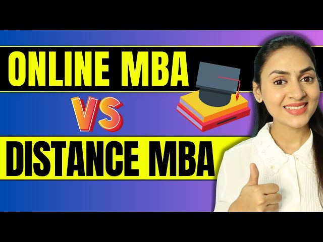 Online MBA vs Distance MBA - Which is Better? | Fees, Syllabus, Duration and Salary💰| @azfarKhan