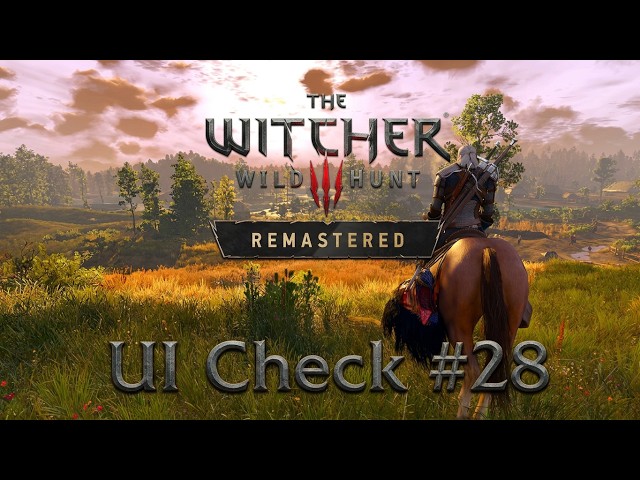 The Witcher 3 Remastered: What's new in the interface design?
