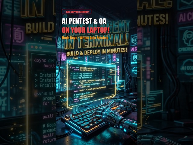 Build an Autonomous AI White-Hat Hacker on Your PC! #Shorts