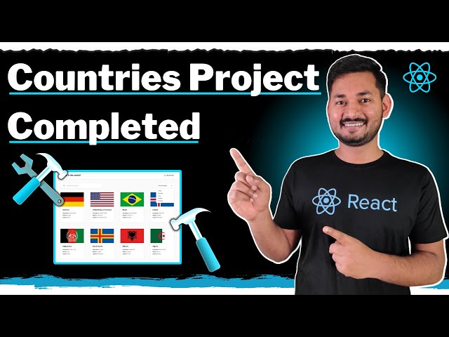 REST Countries API Project Completed | Frontend Mentor | The Complete React Course | Ep.30