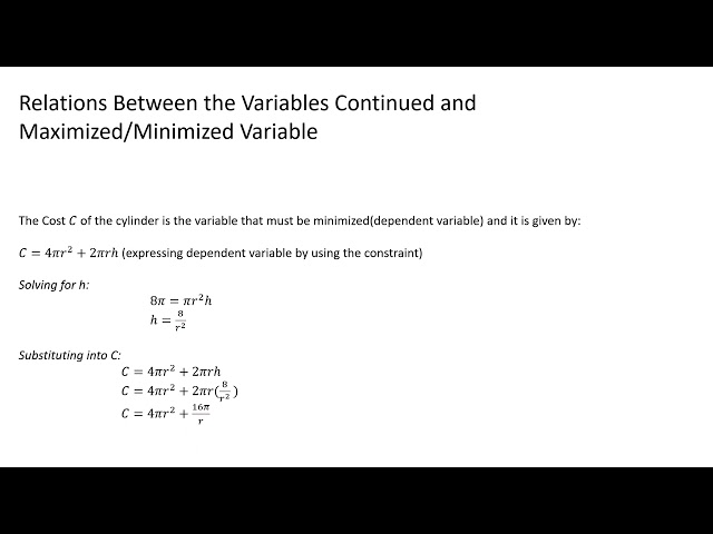 Solving Optimization Problem