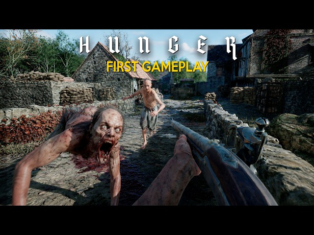 HUNGER First Closed Beta Gameplay | New Napoleonic ZOMBIE SURVIVAL RPG with Brutal Horror Extraction