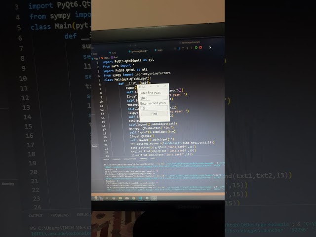 python | PyQt6 'Euler project- counting Sundays' | CodeLearning