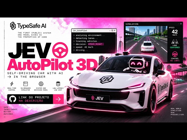 I BUILT A SELF-DRIVING CAR WITH AI! 🚗🤖 | JEV AutoPilot 3D - Typesafe AI