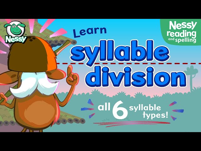 Syllable Division | Learn the six rules of syllables | Chunking words | Learn to Read