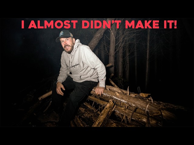 (I ALMOST DIDN'T MAKE IT!) THE NIGHT I BARELY SURVIVED CAMPING ALONE in the HAUNTED MURDERER WOODS