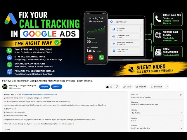 Google Ads Call Tracking Setup 2026 | Track Calls, Forms & Leads Correctly