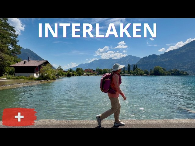 Adventurous trail from Habkern to Interlaken via Lake Thun, Switzerland