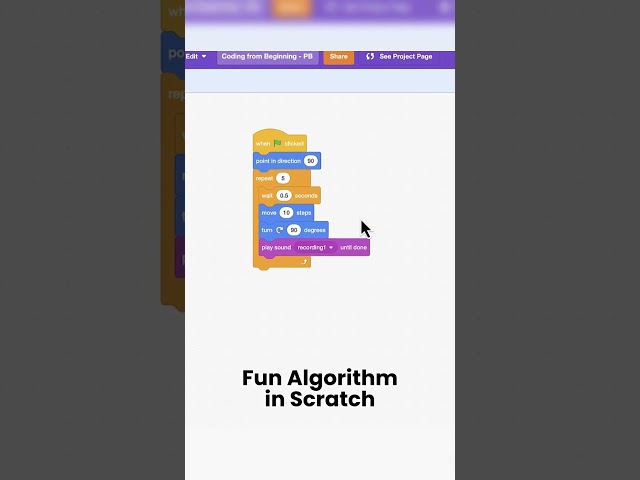 Is this the easiest way to code in Scratch? #scratch #coding #tutorial
