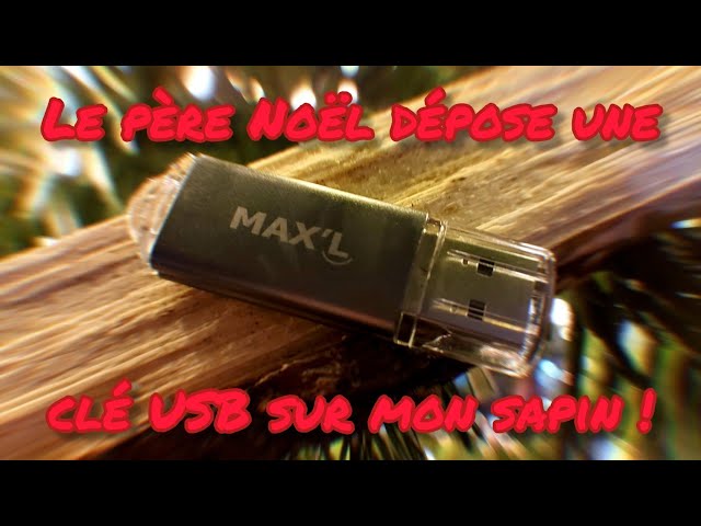 J'ai reçu une vrai clé USB de réemploi magique par le père Noël !