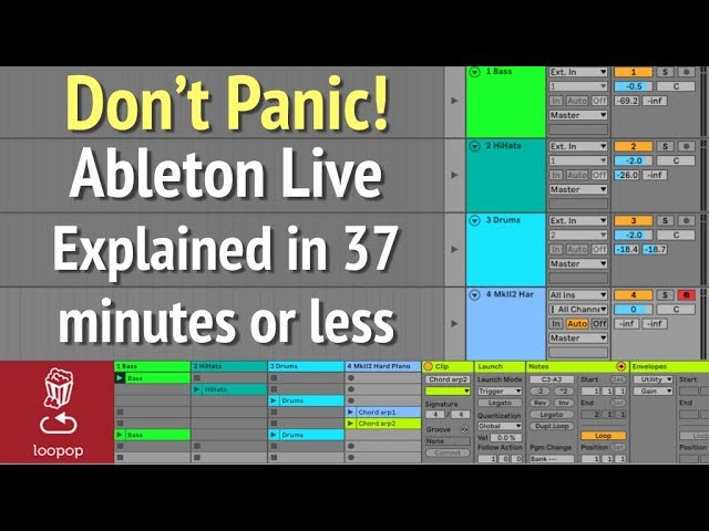 Don't Panic! Ableton Live Explained in 37 minutes or less // Tutorial