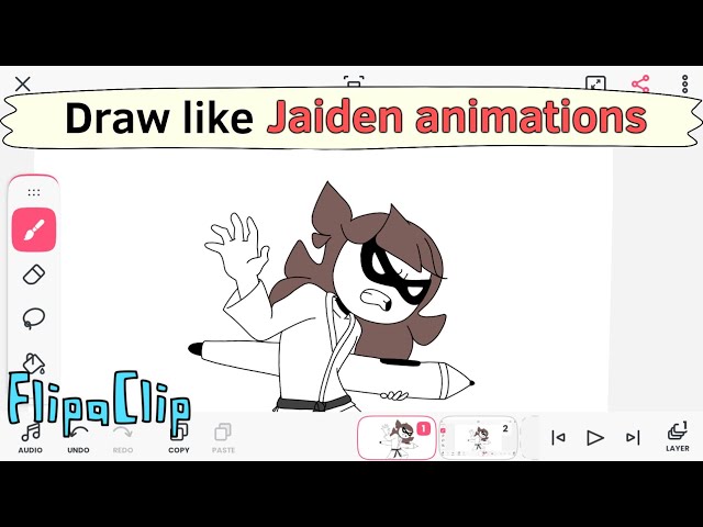 How to draw like Jaiden animations (FlipaClip beginner tutorial)