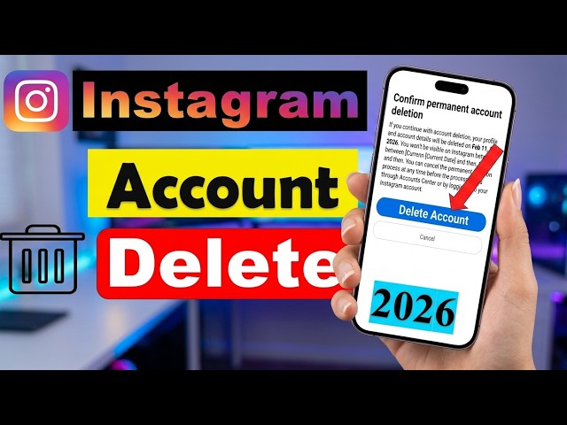 How to Delete Instagram Account Permanently | Instagram Account Delete Kaise Kare Permanently