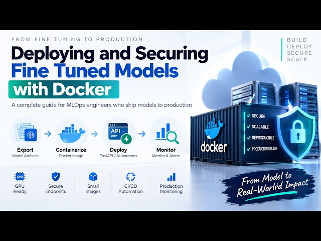 Deploying and Securing Fine Tuned AI Models with Docker