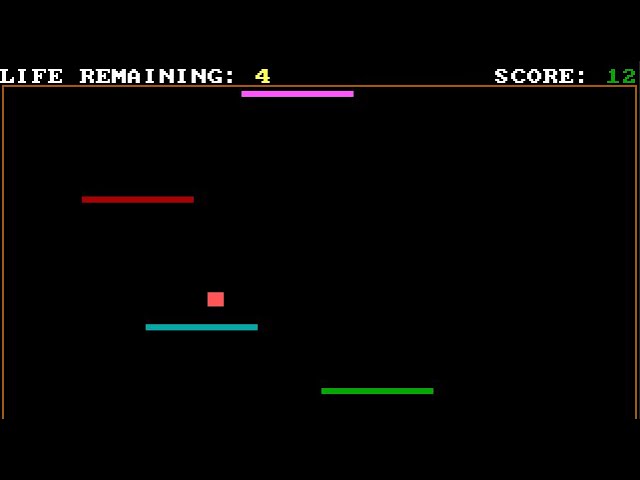 Assembly Language Project | Simple x86 Assembly Game | Emu8086 Assembly Project | Rapid Roll Game