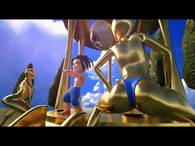 AQUA VS - TECH PROD BY TONY GROX (Visualizer)