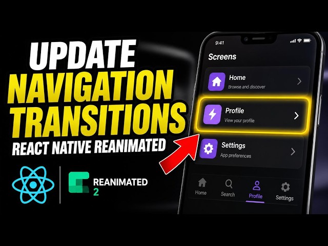 How to update navigation transitions using React Native Reanimated - Quick Tutorial