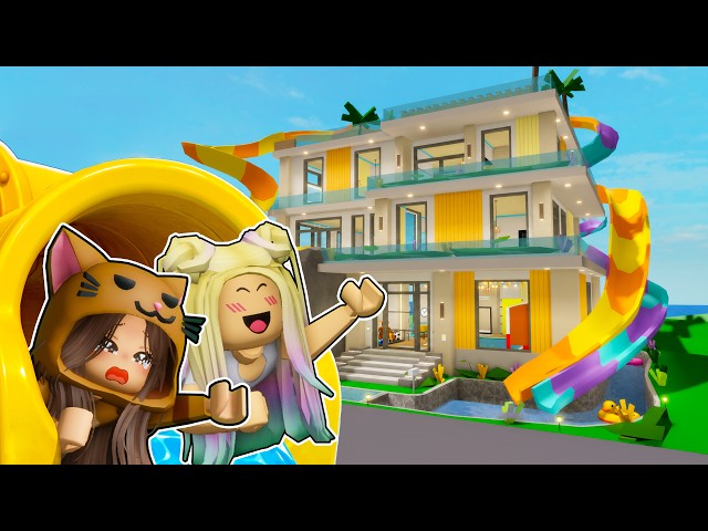 I Turned my HOUSE into a WATER PARK in Brookhaven Roblox