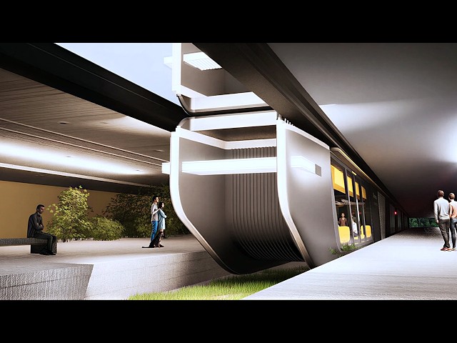 The Mind Bending eXplorer M1 Is Reinventing Urban Commuting With Transforming Dual Level Subway Cars